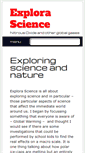 Mobile Screenshot of explora-science.net