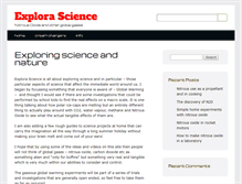 Tablet Screenshot of explora-science.net